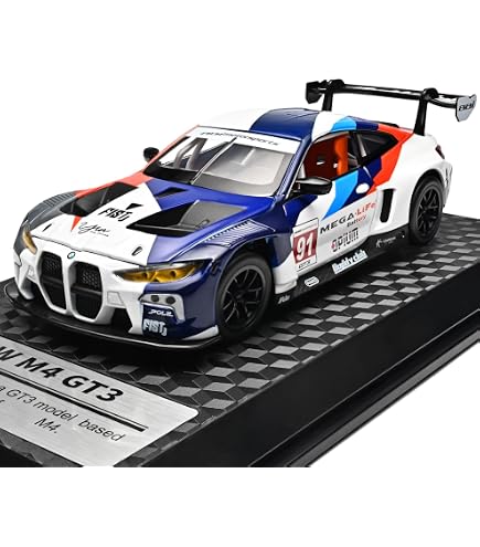 Amazon.com: Motor city classics 1:24 2018 BMW M6 GT3 - White
